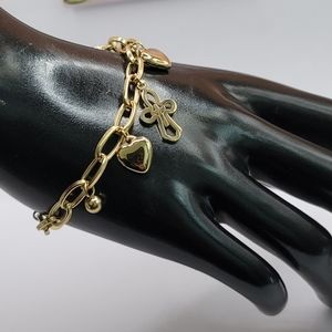 Love bracelet STAINLESS STEEL cross and hearts